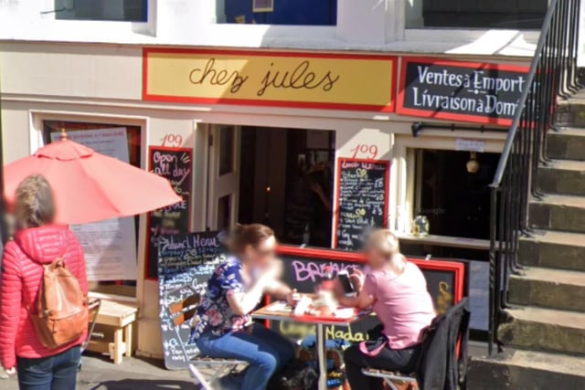 Chez Jules was by far the most recommended spot when we asked readers on our Facebook group Best in Edinburgh. It's a French bistro tucked downstairs in Hanover Street, New Town, offering scrumptious set lunch menus with vegetarian options.