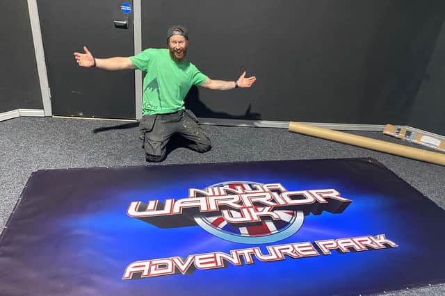 Ali Hay, the show's Bearded Ninja, has brought the first Ninja Warrior UK Adventure Park in Scotland to Edinburgh