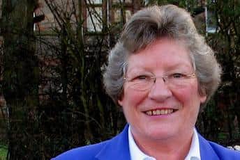 Margaret Rodgers pictured during her spell as chair of the Scottish Ladies Golfing Association.