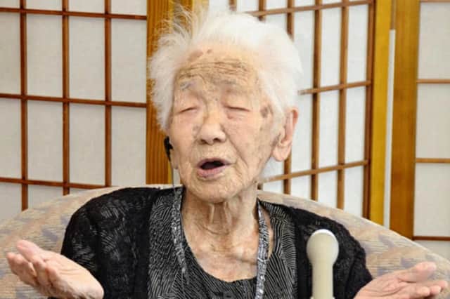 Kane Tanaka, from Japan, is the oldest person in the world at 118 and Susan Morrison is very much not (Picture: PA)