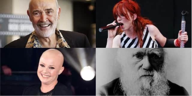 10 Famous Edinburgh students: Celebrities who attended Edinburgh Schools and Universities including Sean Connery, Shirley Manson, Gail Porter and Charles Darwin