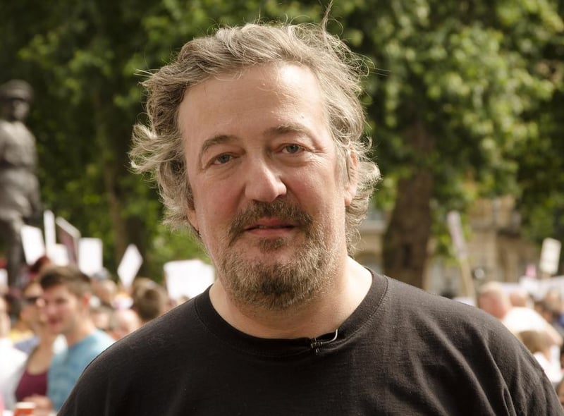 Stephen Fry failed his A levels on his first attempt, before retaking them and getting an A in English and a B in French. He also passed the Cambridge entrance exam and was offered a scholarship (Photo: Shutterstock)