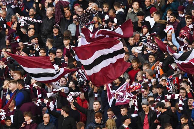 Hearts fans have continued to support both the club and Foundation of Hearts. Picture: SNS