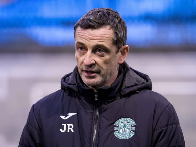 Jack Ross was sacked as Hibs boss on December 9 after a poor run of form