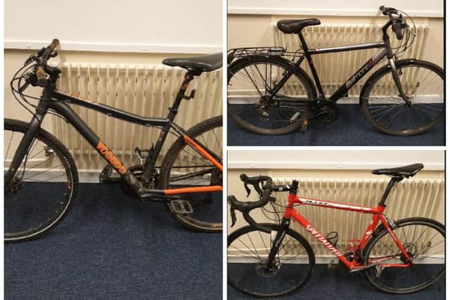 Edinburgh police recover three bikes believed to be stolen - do you recognise them