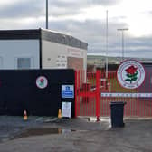 New Dundas Park, home of Scottish League Two side Bonnyrigg Rose.