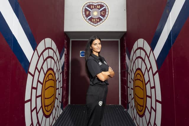 Hearts Women manager Eva Olid. Picture: SNS
