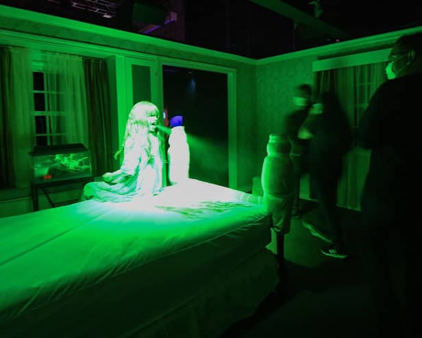 Susan Morrison's ghost, 'Petunia', is not quite as scary as the visitations in The Exorcist but she still doesn't want to be on her own (Picture: Valerie Macon/AFP via Getty Images)