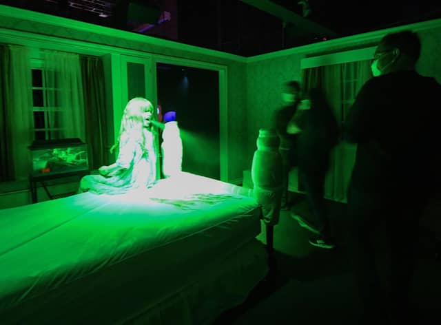 Susan Morrison's ghost, 'Petunia', is not quite as scary as the visitations in The Exorcist but she still doesn't want to be on her own (Picture: Valerie Macon/AFP via Getty Images)