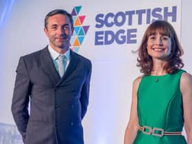 Scottish EDGE COO Steven Hamill and CEO Evelyn McDonald. Picture: Sandy Young Photography.