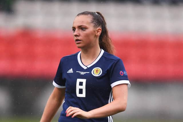 McAlonie has an eye on the Scotland senior squad, but knows she needs to keep working hard to get there