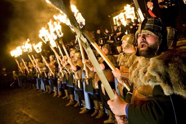 Shetland Vikings will be in Edinburgh for the torchlight procession curtainraiser for the city's Hogmanay celebrations. Picture: Ian Georgeson