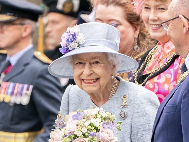 Queen Elizabeth II attending the Ceremony of the Keys at the Palace of Holyroodhouse in Edinburgh, earlier this summer.