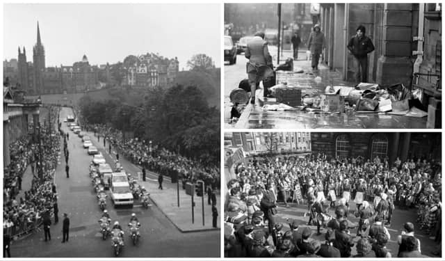 Take a look through our picture gallery to see 18 photos of Edinburgh in 1982.
