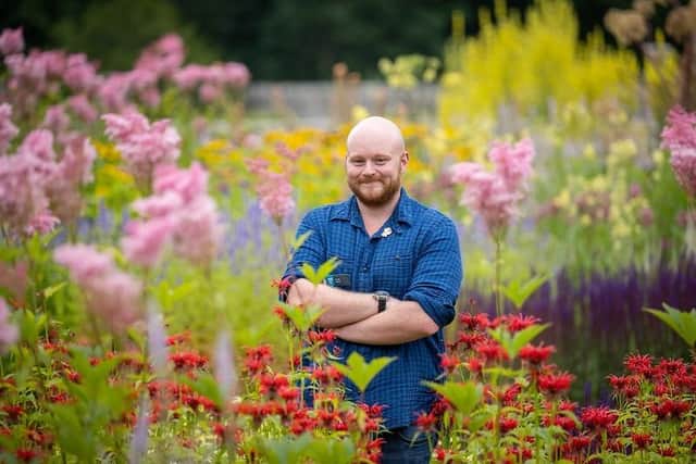 Scott Smith, head gardener at Pitmedden