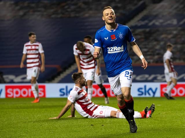 Rangers winger Brandon Barker is set for a loan move. Picture: SNS