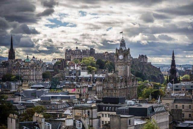 A view of Edinburgh from Calton Hill. Picture: Scott Taylor