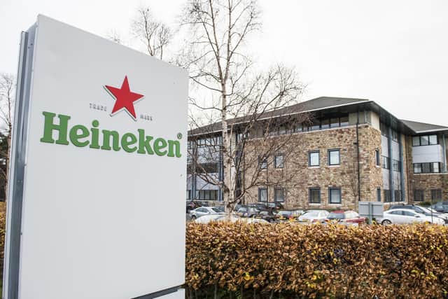 Heineken is one of the world's largest brewers with major operations in Scotland and the UK. Picture: Ian Georgeson