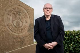 Brian McDermott pictured at the Hibernian Training Centre