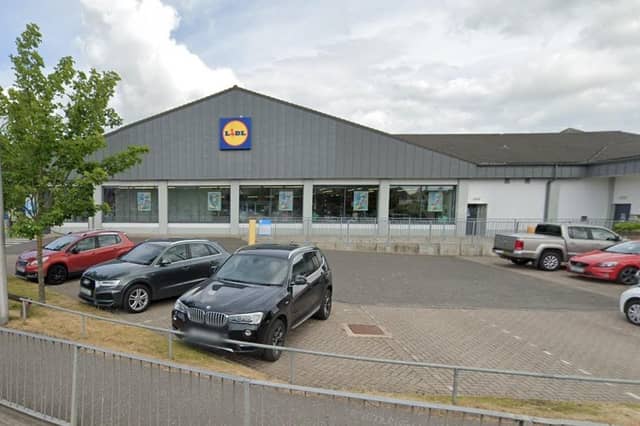 Lidl store at St Kentigern Way, Penicuik, is fighting to put up new sign. (Pic: Google Maps)