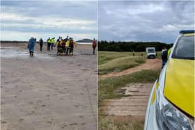 North Berwick: Horse rider injured on beach rescued by coastguard in East Lothian
