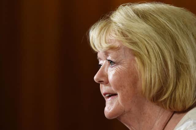 Hearts owner Ann Budge is working on a detailed league reconstruction plan.