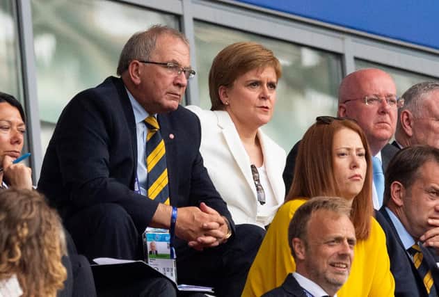 First Minister Nicola Sturgeon says sport is unlikely to return soon.