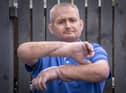 Steven Gallagher says his transplanted hands have given him 'a new lease of life'
Pic: Jane Barlow/PA