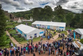 The Borders Book Festival returned to Harmony Garden in Melrose earlier this month. Picture: Alex Hewitt