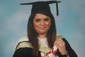 Fawziyah Javed at her graduation from Sheffield University.