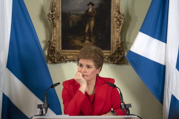 Nicola Sturgeon launches the latest paper in the Building a New Scotland series (Picture: David Cheskin-Pool/Getty Images)