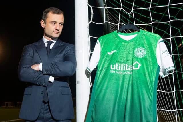 Shaun Maloney was unveiled as the new Hibernian manager at the club's training centre on Monday