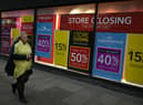 The report has found that 99 chain shops closed permanently. Picture: Oli Scarff/AFP via Getty Images.