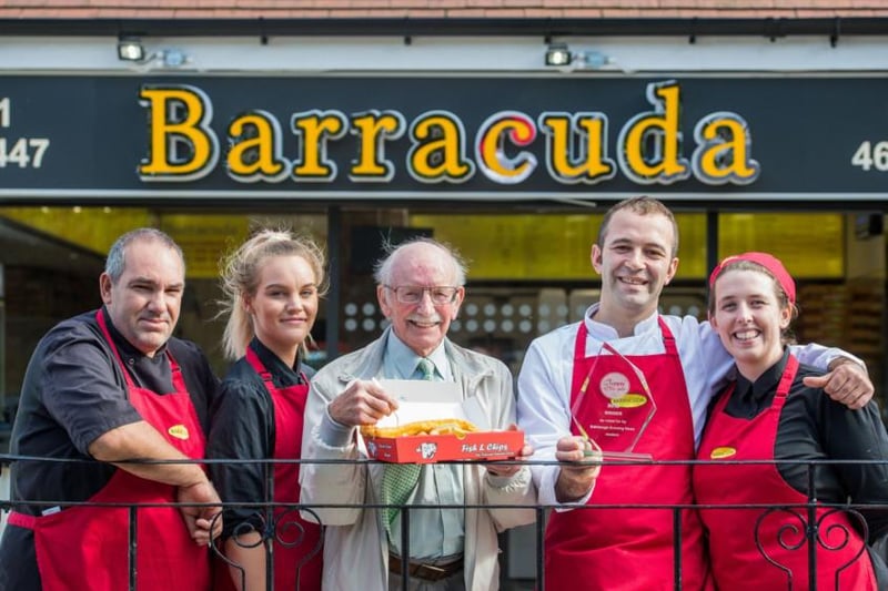 Barracuda was named our readers' Chippy of the Year 2016 and - five years on - is still ensuring customers are ordering in their droves. Top work.