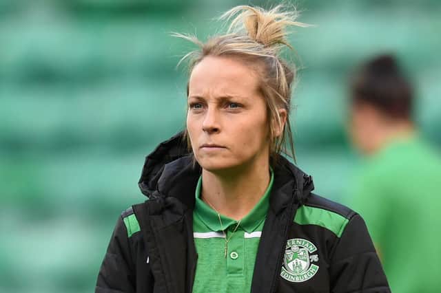 Hibs captain Joelle Murray has recovered from injury and is looking forward to a busy schedule of fixtures starting early next month. Picture: Ross MacDonald/SNS