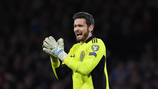 Scotland goalkeeper Craig Gordon says playing in front of a full Hampden makes a big difference for the players