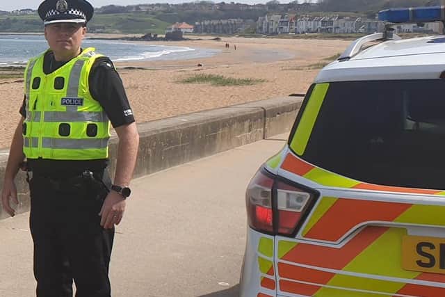 Officers have been patrolling beaches up to six times a day.