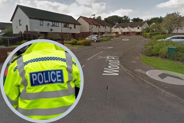 The incident happened at around 2.50pm on Sunday, August 20 in the Wood Place area of Eliburn in Livingston.