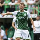 Christian Doidge is happy at Hibs and keen to fight for a starting berth