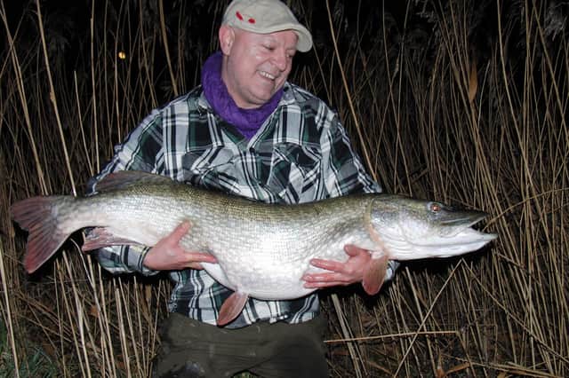 Dave Horton with a big pike