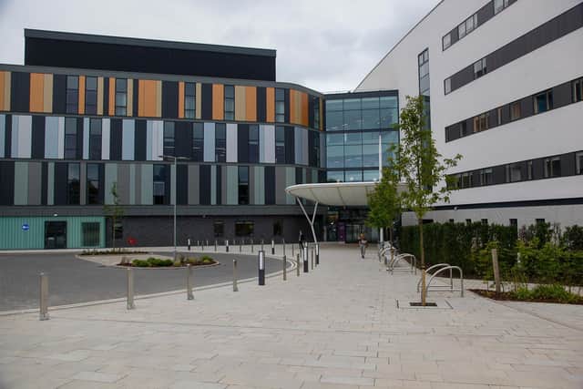 The new Sick Kids Hospital at Little France opened more than 18 months late in March 2021.  Picture: Scott Louden