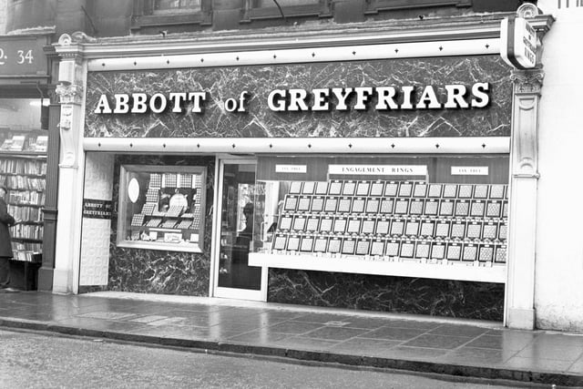 The jewel of George IV Bridge, for decades, Abbott of Greyfriars offered an array of high class jewellery.