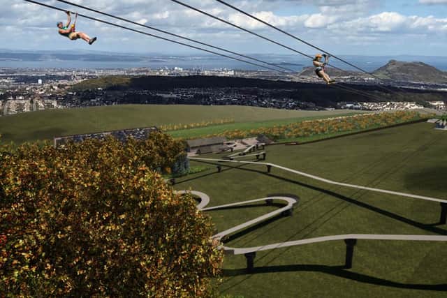 The UK’s highest zip wire coming to Midlothian.