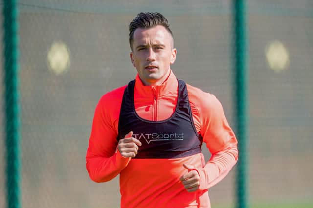 Aaron McEneff is fighting for his place at Hearts.
