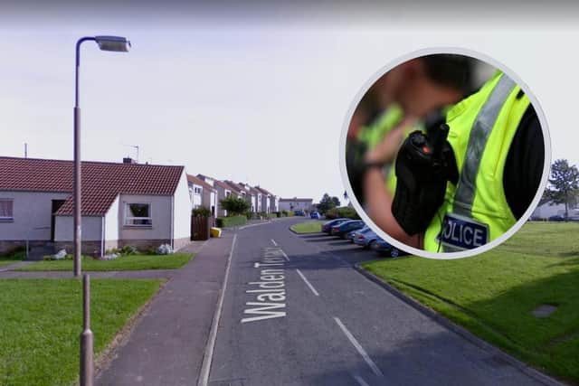 Walden Terrace in Gifford where police were carrying out the search for a driver wanted fro driving offences picture: Google Images