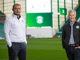 HIbs owner Ron Gordon and chief executive Ben Kensell are eager to take the club to the next level