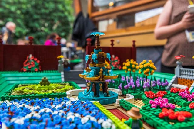 LEGO models of all shapes and sizes are set to go on display in Edinburgh this spring. Pictured: A gardens model