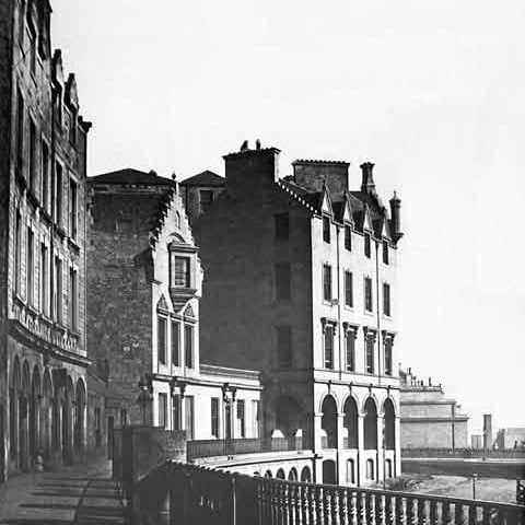 The top of Victoria Street looking east from Victoria Terrace.