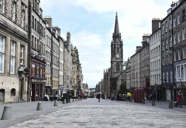 The billboards will be located in places around the Capital such as the Royal Mile