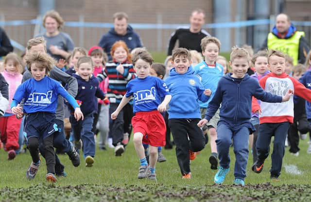 A Mini Mudder adventure race was staged at Liberton High School in 2015 under the Active Schools programme    Photo: Neil Hanna